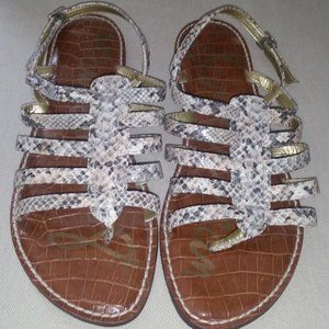Sam Edelman snake print sandals